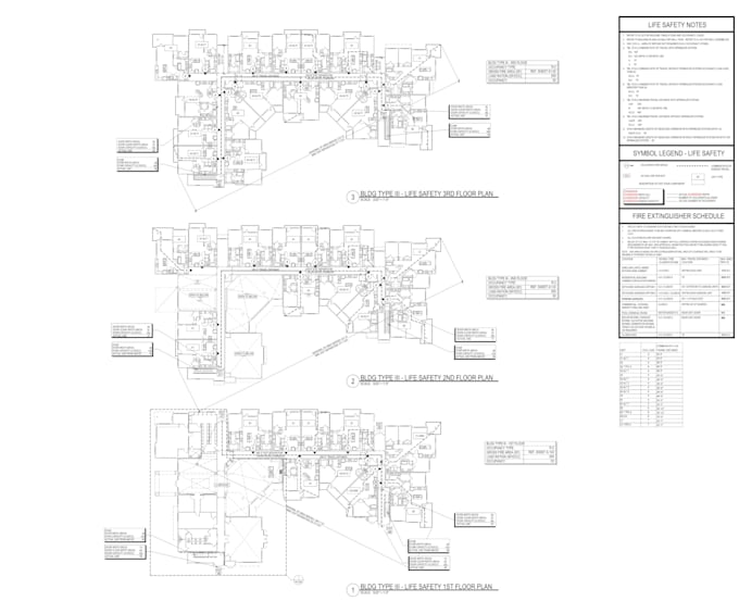 prepare construction permit set for wood framed buildings
