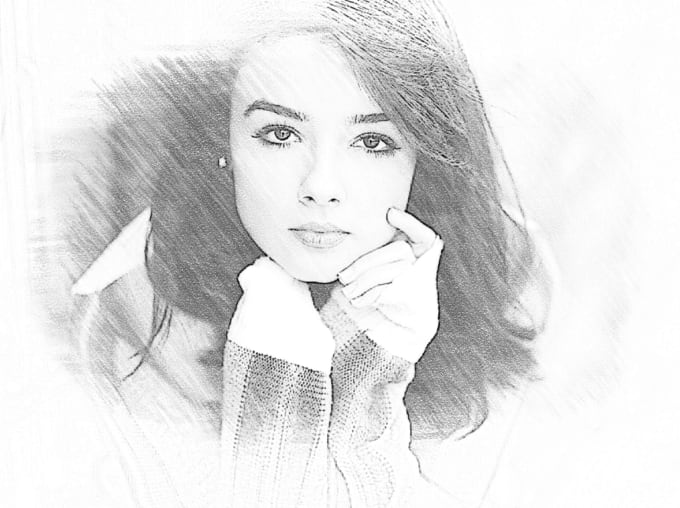Create Pencil Sketch Of Your 5 Photos By Nomi963