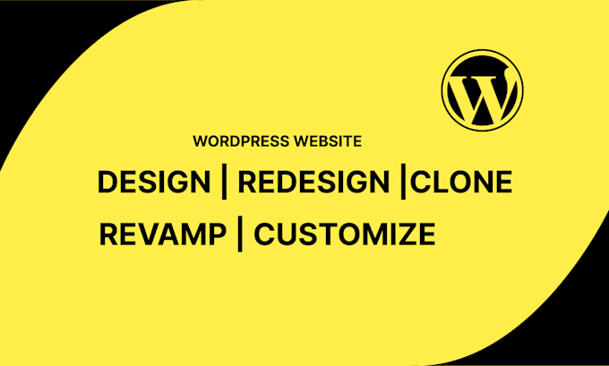 design, redesign, revamp or customize the wordpress website
