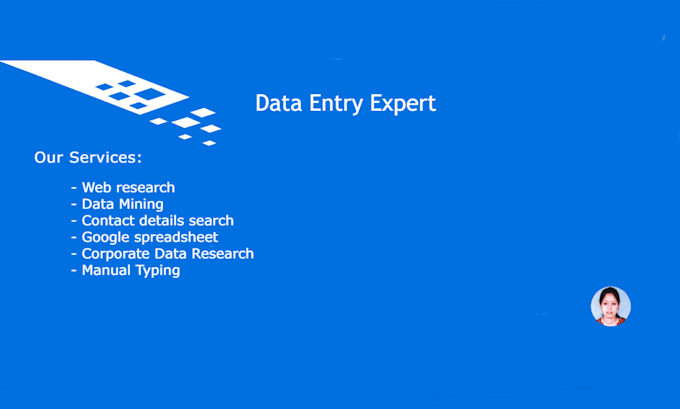 do data entry on excel, copy paste, products upload, web research