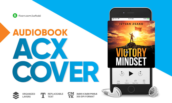 design a professional audiobook acx cover