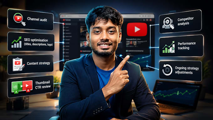 manage your youtube channel and create strategies