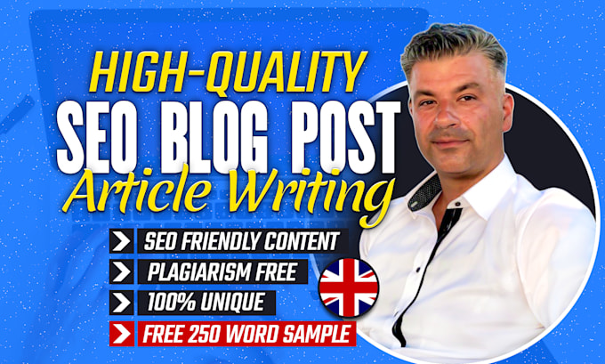 write high quality SEO articles and blog posts