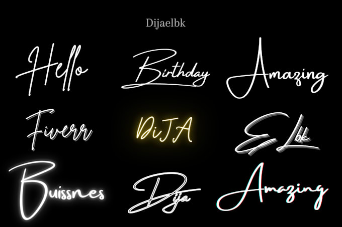 creative and professional lettering logo design