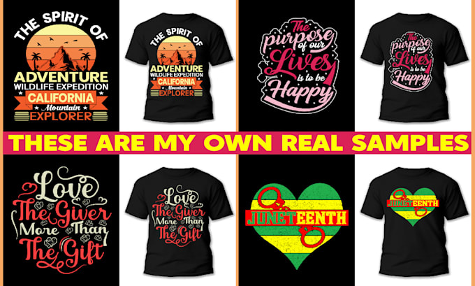create eye catching custom t shirt design