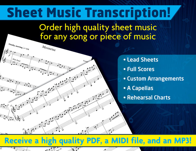 transcribe music notes
