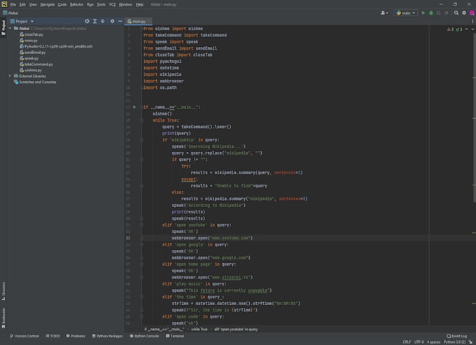 Make a small python code for you by Virus_rpi | Fiverr
