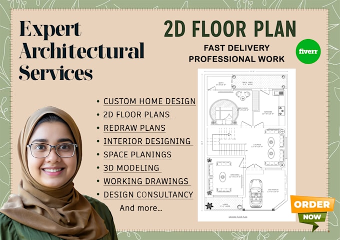 draw 2d architectural drawings
