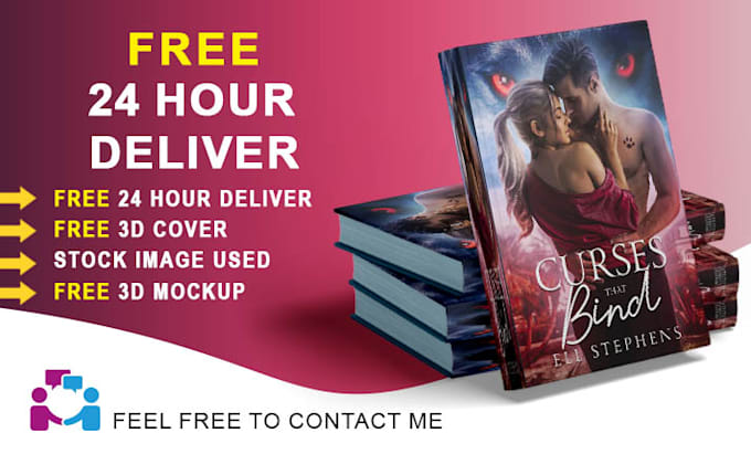 design professional fantasy book cover