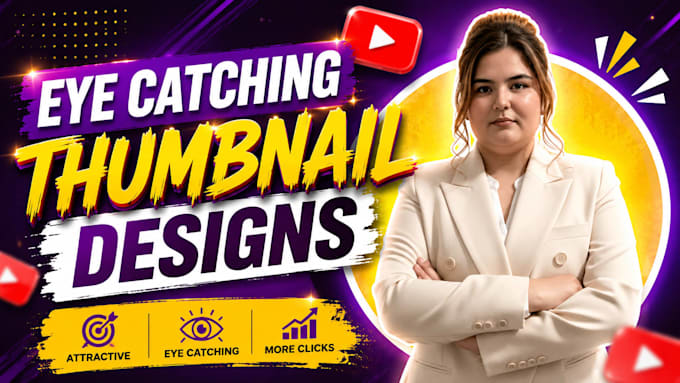 design attractive youtube thumbnail