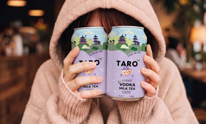 design modern beverage can packaging