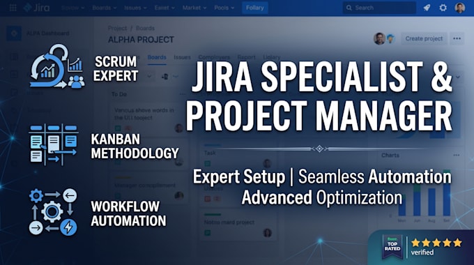 be your jira admin to setup jira, jira integerations, jira automations