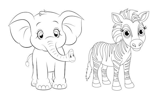 draw vector line art illustration for you