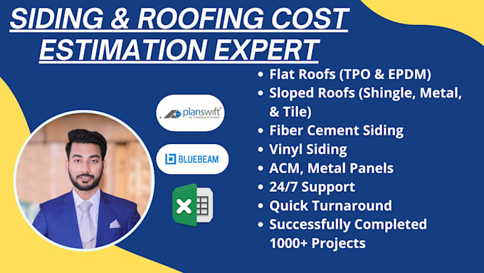 do roofing and siding cost estimation and material takeoff