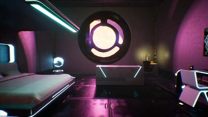 3d model environment, landscape, props, in unreal engine and unity engine