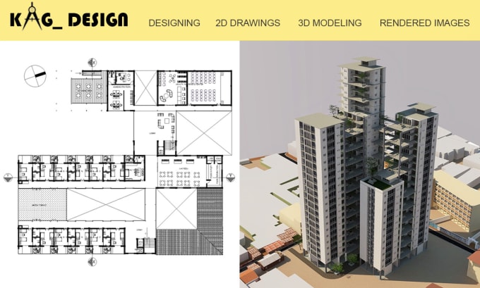 provide complete architectural services with 2d and 3d