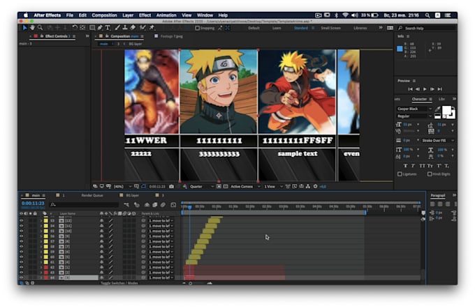 make after effects animation for you