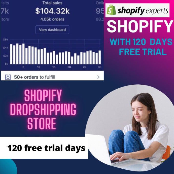 Create a shopify store for you with 4 free trial months by Olivierboss Fiverr