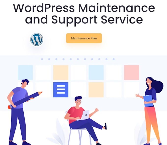 provide wordpress website maintenance and support services