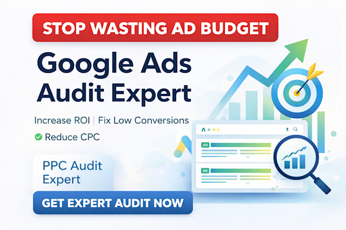 do advanced google ads audit and PPC optimization for maximum ROI