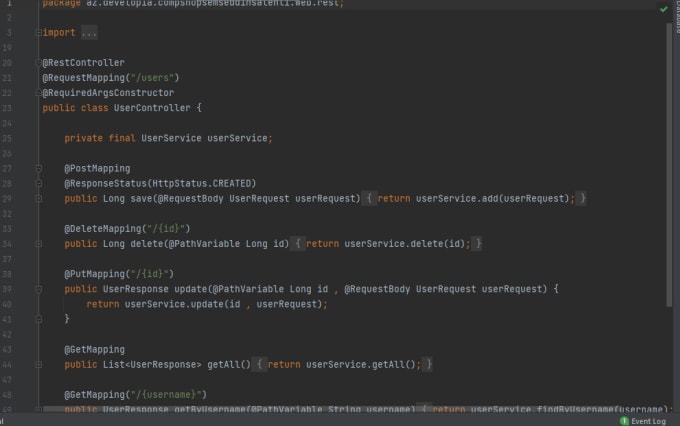 Java restcontroller online