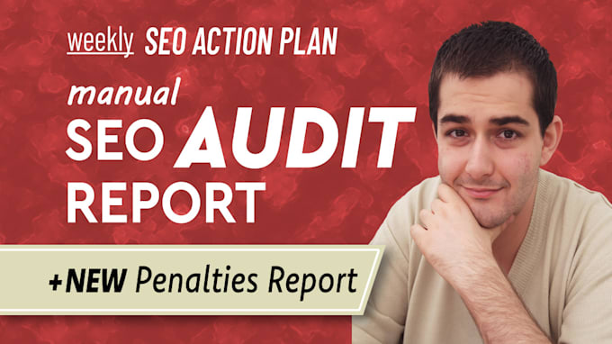 create an expert SEO audit report with action plan and penalty checks
