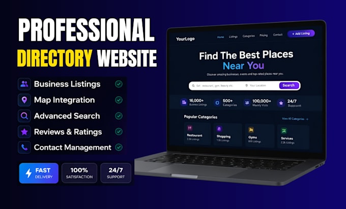 build a professional wordpress business directory and listing website