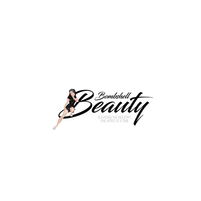 design bombshell beauty logo