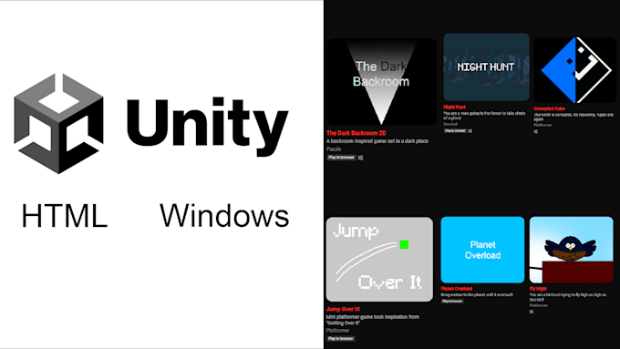 Develop a 2d html or windows game in unity by Reynaldynurcahy | Fiverr