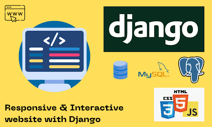 Develop your responsive website with javascript and django by Usama ...