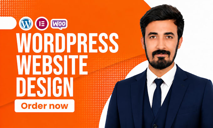 design modern wordpress website with elementor or woocommerce