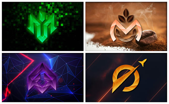 design modern geometric or polygonal logo