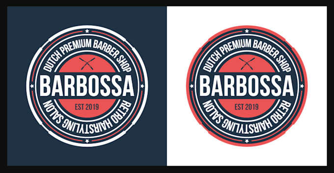 do outstanding barber shop logo