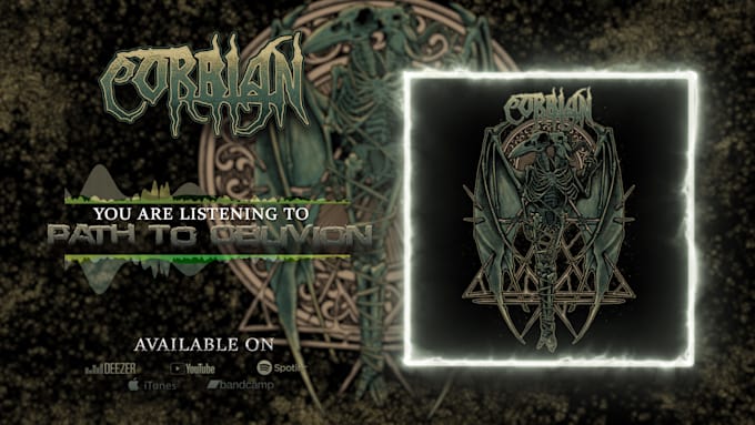 do your metal song streaming visualizer video for single or album