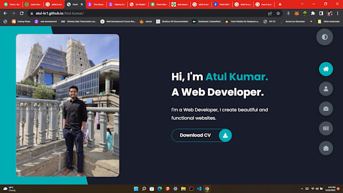 Be your front end web developer with html css bootstrap by Atulkr_01 ...