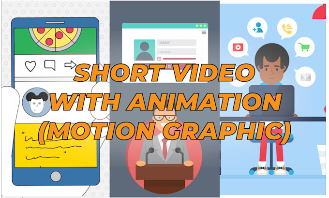 create short videos containing motion graphic
