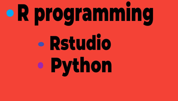 do anything in r studio, r programming and python