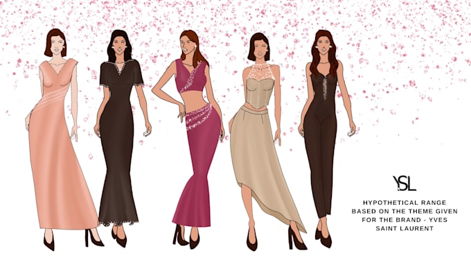 Make detailed fashion illustrations for you by Anshikaekka | Fiverr