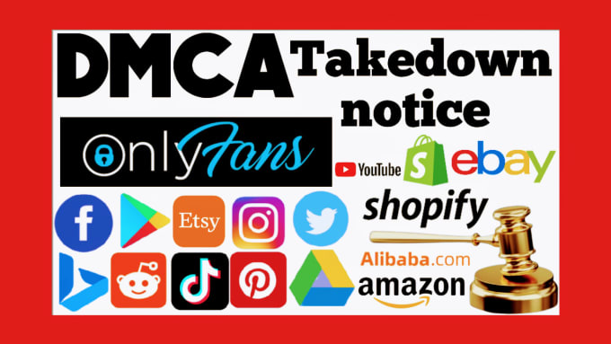 send dmca takedown notice to delete copyright infringement over all internet