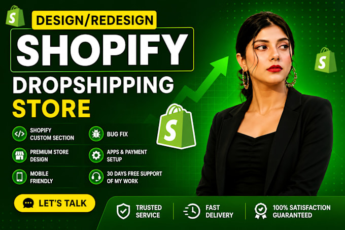 be your shopify developer for shopify store and shopify website
