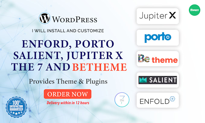 install enford, porto, salient, jupiter x the 7 and betheme