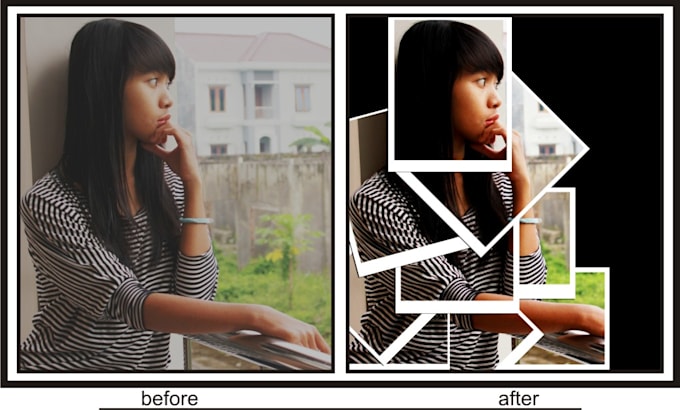 insert frame effect to your photo
