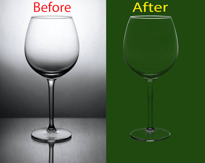 mirror transparent editing photos
