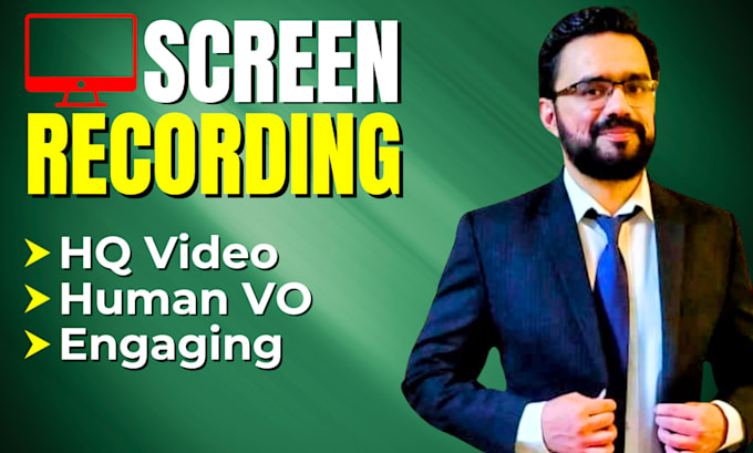 do screen recording with voiceover in high quality