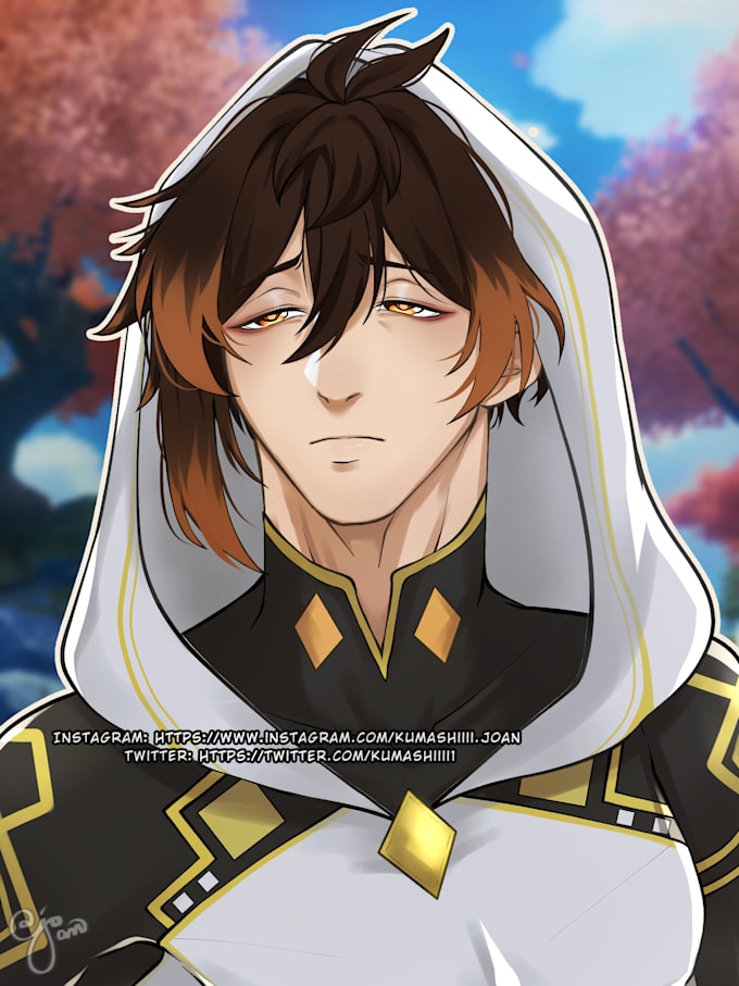 draw your favorite character in anime style