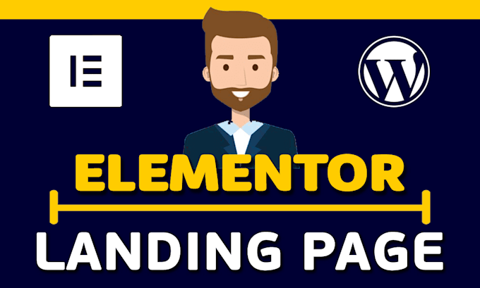 design one page wordpress website or elementor landing page