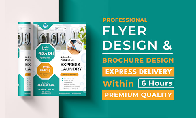 design professional flyer in 12 hours