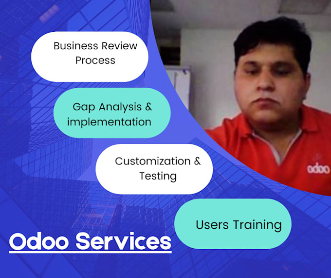 train odoo general functional use, in english, arabic