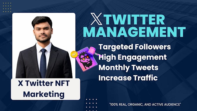 do x twitter marketing for nft, crypto and memecoin organic followers growth