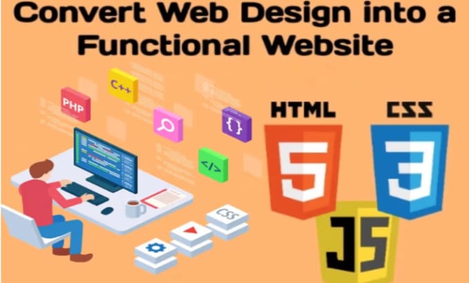 Convert figma, xd, psd design to responsive html, css, bootstrap page ...
